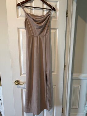 Birdy Grey Maxi Dress in Taupe